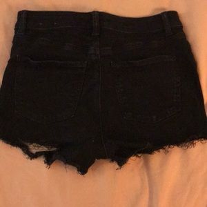 Black Cutoff Shorts